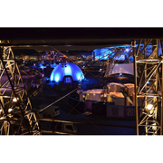 inflatable event tents lighted